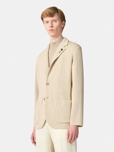 Lardini Hombre Barcelona Americana punto color Azul Marino sku 302-003706 01 - Foto 2