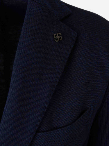 Gran Sasso Hombre Barcelona Americana Punto Capucha color Azul Noche sku 302-003709 01 - Foto 5