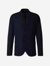 Harris Wharf Hombre Barcelona Americana Texturizada Algodón color Azul Marino sku 302-003711 01 - Foto 1