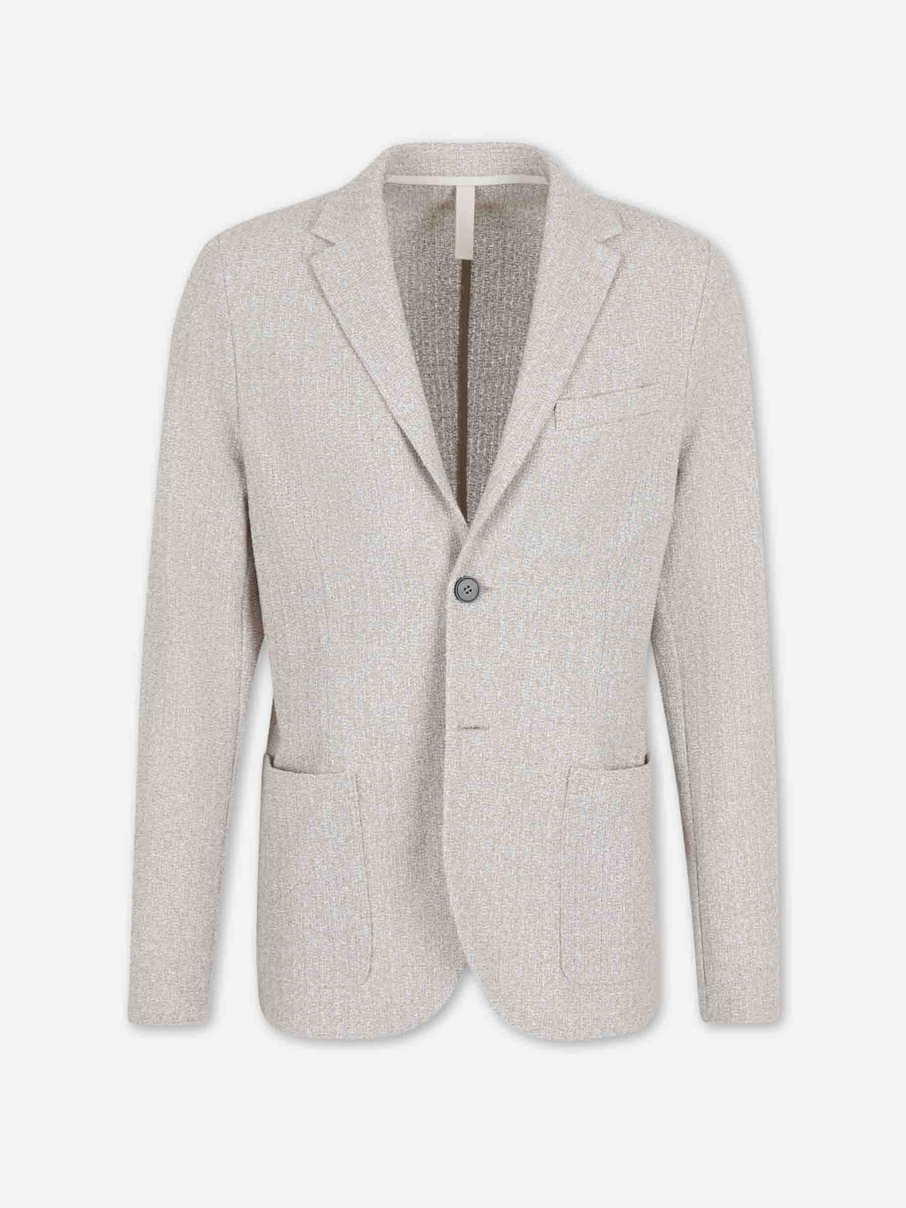 Harris Wharf Hombre Barcelona Americana Recta Algodón color Beige sku 302-003712 01 - Foto 1