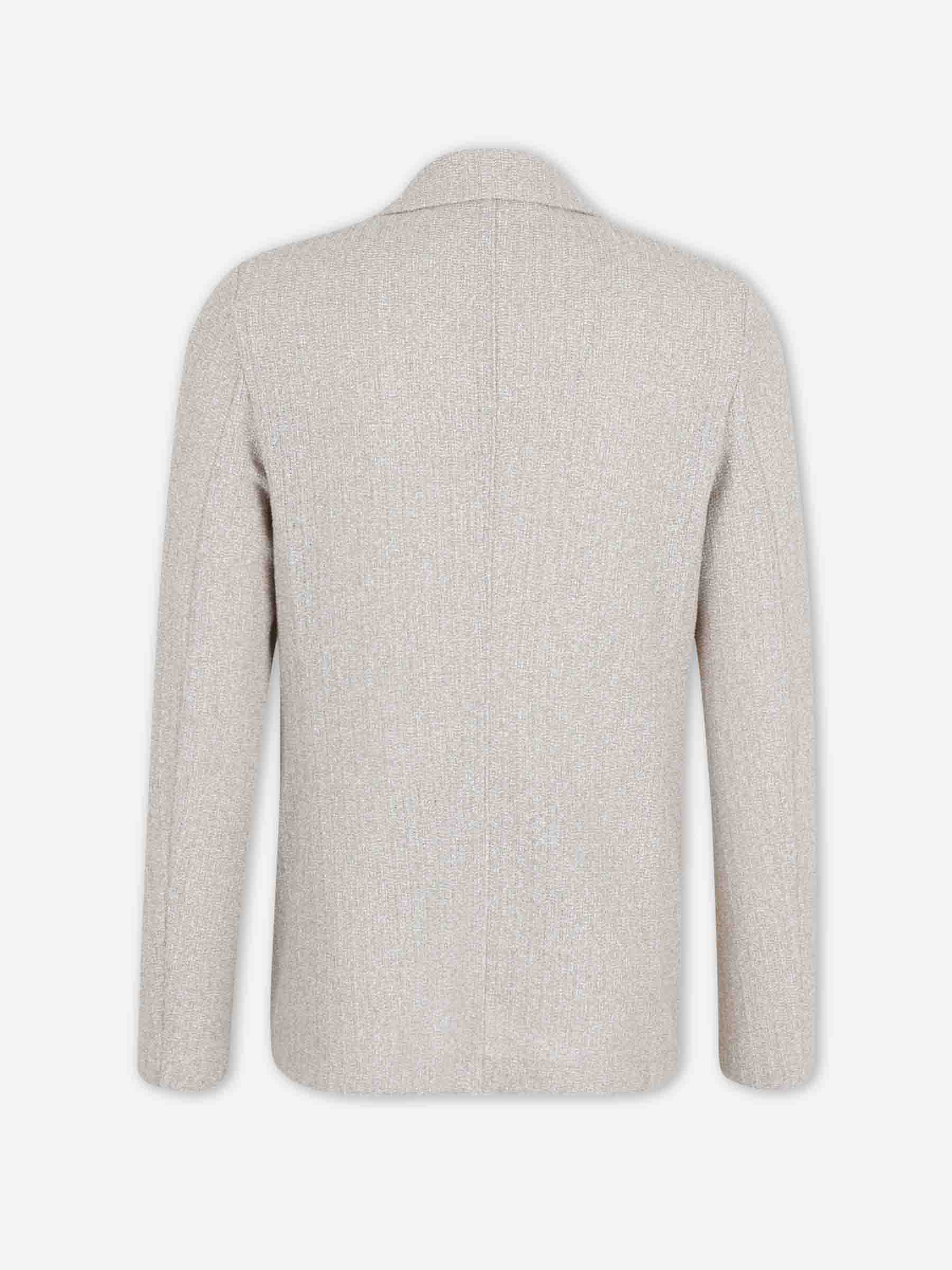 Harris Wharf Hombre Barcelona Americana Recta Algodón color Beige sku 302-003712 01 - Foto 2