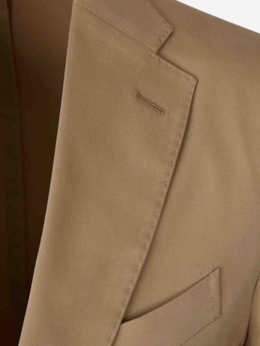 Incotex Hombre Barcelona Americana Recta Algodón color Camel sku 302-003716 01 - Foto 3