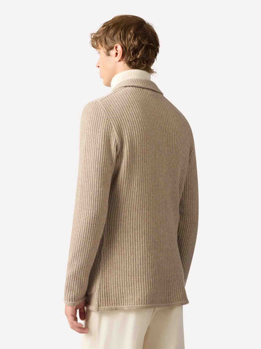 Lardini Hombre Barcelona Americana punto color Camel sku 302-003717 01 - Foto 3