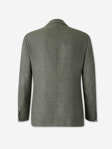 Scabal Hombre Barcelona Americana Recta Kenton color Verde Militar sku 302-003718 02 - Foto 2