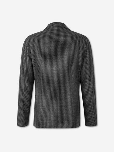 Harris Wharf Hombre Barcelona Americana Recta Estampada color Negro sku 302-003722 01 - Foto 2
