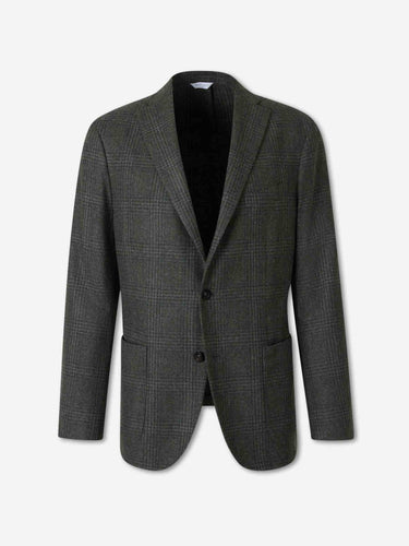 Boglioli Hombre Barcelona Americana Recta Lana color Verde Oscuro sku 302-003733 01 - Foto 1