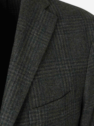 Boglioli Hombre Barcelona Americana Recta Lana color Verde Oscuro sku 302-003733 01 - Foto 3