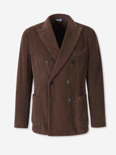 Boglioli Hombre Barcelona Americana Cruzad Pana color Marrón Oscuro sku 302-003737 01 - Foto 1