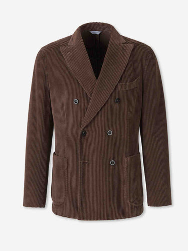 Boglioli Hombre Barcelona Americana Cruzad Pana color Marrón Oscuro sku 302-003737 01 - Foto 1