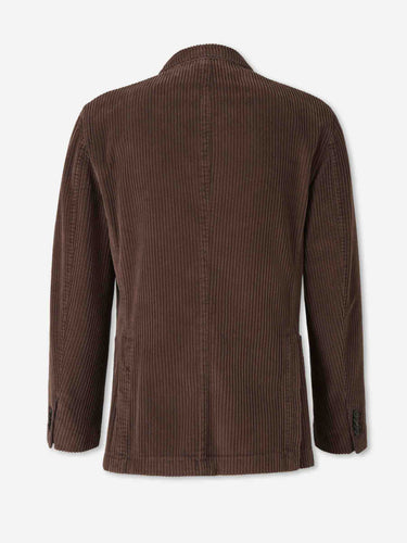 Boglioli Hombre Barcelona Americana Cruzad Pana color Marrón Oscuro sku 302-003737 01 - Foto 2