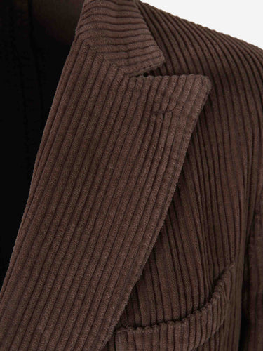 Boglioli Hombre Barcelona Americana Cruzad Pana color Marrón Oscuro sku 302-003737 01 - Foto 3
