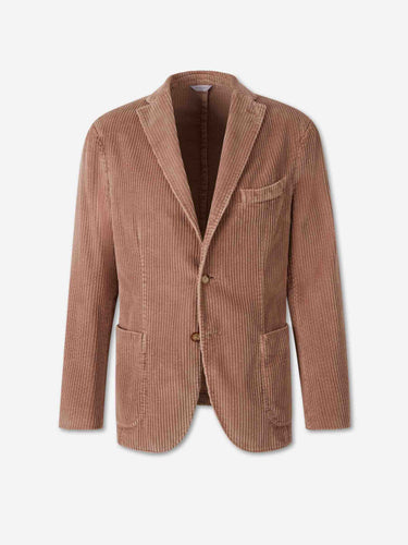 Boglioli Hombre Barcelona Americana Recta Pana color Camel sku 302-003738 03 - Foto 1
