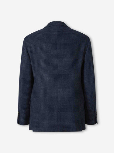 Brunello Cucinelli Hombre Barcelona Americana Recta Cuadros color Azul Marino sku 302-003742 01 - Foto 2