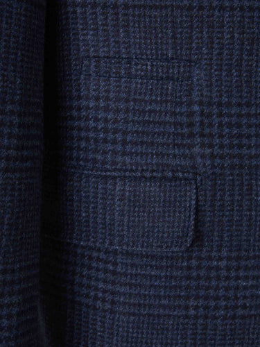 Brunello Cucinelli Hombre Barcelona Americana Recta Cuadros color Azul Marino sku 302-003742 01 - Foto 4