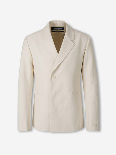 Jacquemus Hombre Barcelona Americana Cruzada Melo color Marfil sku 302-003745 01 - Foto 1