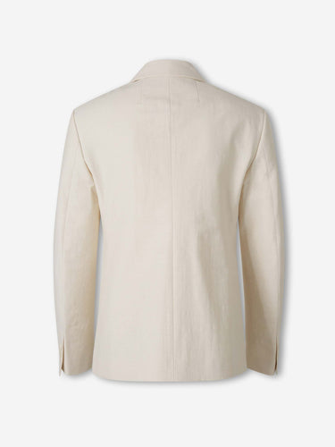 Jacquemus Hombre Barcelona Americana Cruzada Melo color Marfil sku 302-003745 01 - Foto 2