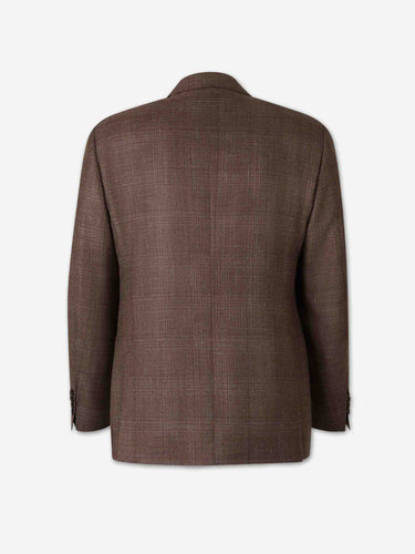 Canali Hombre Barcelona Americana Recta color Marrón Oscuro sku 302-003751 01 - Foto 2