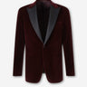 Canali Hombre Barcelona Americana Recta Terciopelo color Burdeos sku 302-003752 02 - Foto 1