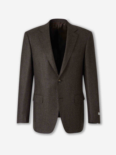 Canali Hombre Barcelona Americana Recta color Marrón Oscuro sku 302-003754 01 - Foto 1