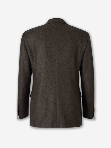 Canali Hombre Barcelona Americana Recta color Marrón Oscuro sku 302-003754 01 - Foto 2
