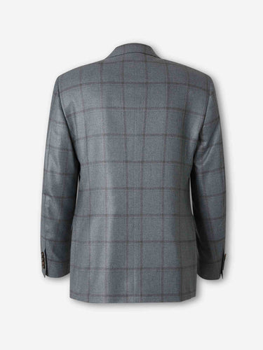 Canali Hombre Barcelona Americana Recta color Gris sku 302-003756 01 - Foto 2