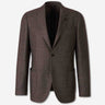 Lardini Hombre Barcelona Americana Recta Cuadros color Marrón Oscuro sku 302-003763 01 - Foto 1