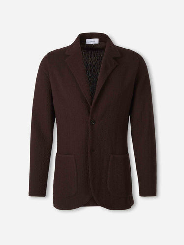 Lardini Hombre Barcelona Cárdigan Estilo Americana color Marrón Oscuro sku 302-003765 01 - Foto 1
