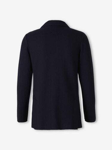 Lardini Hombre Barcelona Cárdigan Estilo Americana color Azul Marino sku 302-003765 02 - Foto 2