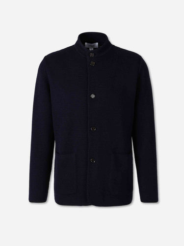 Lardini Hombre Barcelona Cárdigan Lana color Azul Marino sku 302-003767 01 - Foto 1