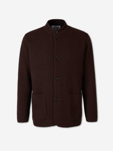 Lardini Hombre Barcelona Cárdigan Lana color Marrón Oscuro sku 302-003767 02 - Foto 1