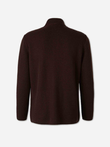 Lardini Hombre Barcelona Cárdigan Lana color Marrón Oscuro sku 302-003767 02 - Foto 2