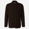 Lardini Hombre Barcelona Cardigan Cuello Mao color Marrón Oscuro sku 302-003768 01 - Foto 1