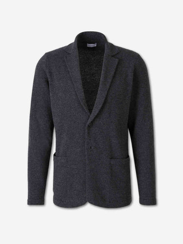 Santa Eulalia Hombre Barcelona Cárdigan Lana Merino color Gris Antracita sku 302-003770 01 - Foto 1