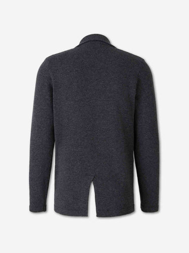 Santa Eulalia Hombre Barcelona Cárdigan Lana Merino color Gris Antracita sku 302-003770 01 - Foto 2