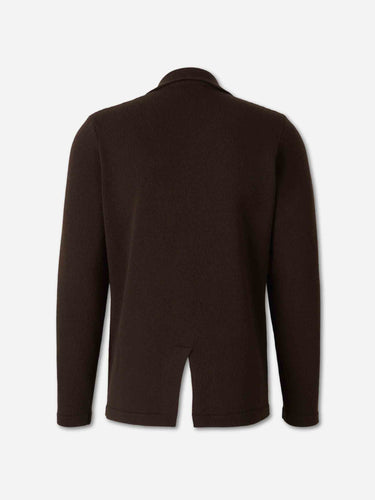 Santa Eulalia Hombre Barcelona Cárdigan Lana Merino color Gris Antracita sku 302-003770 02 - Foto 2