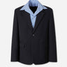 Balenciaga Hombre Barcelona Americana Efecto Camisa color Azul Noche sku 302-003774 01 - Foto 1