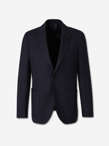 Lardini Hombre Barcelona Americana Recta color Azul Noche sku 302-003775 01 - Foto 1