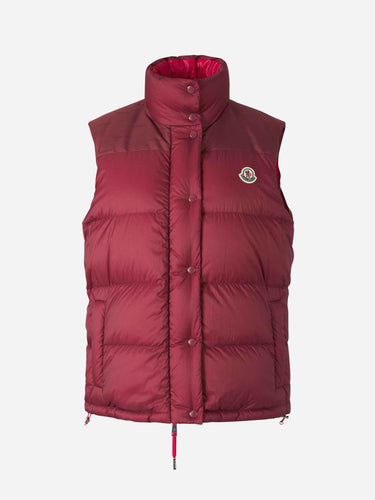 Moncler Verone Mujer Barcelona Chaqueta Acolchada Reversible color Burdeos sku 774-000506 02 - Foto 5