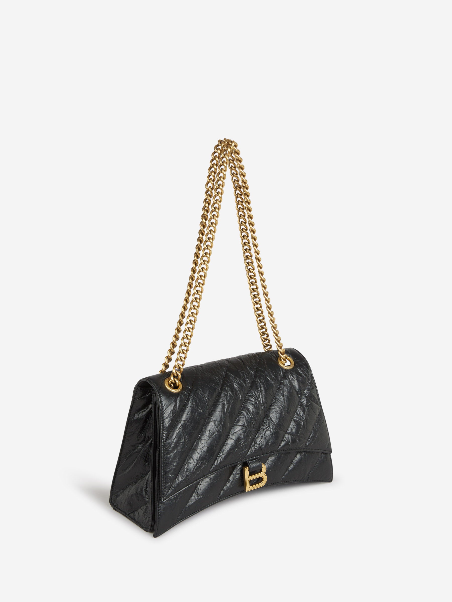 Balenciaga Bolso Hombro Crush color Negro sku 810-007684 01 - Foto 2