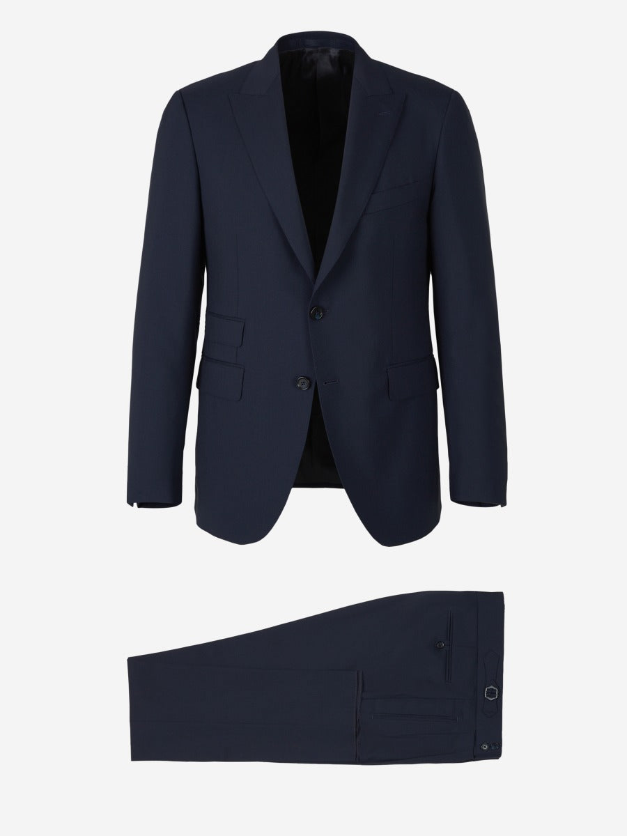 Scabal Hombre Barcelona Traje Liso Lana color Azul Noche sku 311-000359 02 - Foto 1
