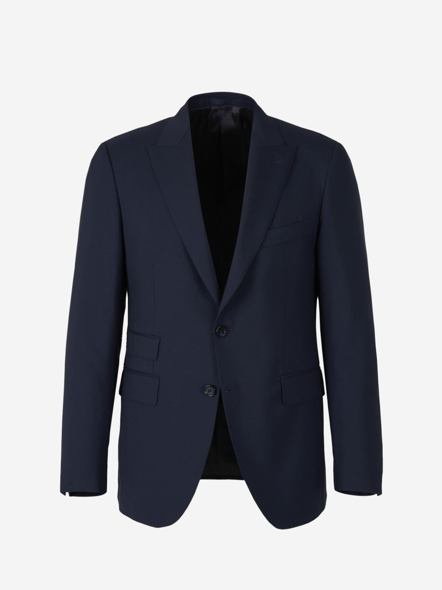 Scabal Hombre Barcelona Traje Liso Lana color Azul Noche sku 311-000359 02 - Foto 2