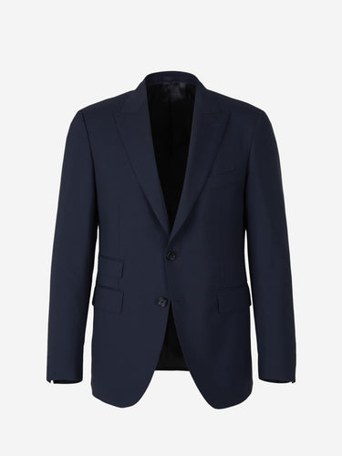 Scabal Hombre Barcelona Traje Liso Lana color Azul Noche sku 311-000359 02 - Foto 2