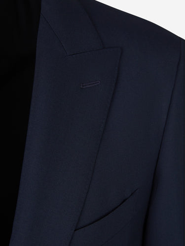 Scabal Hombre Barcelona Traje Liso Lana color Azul Noche sku 311-000359 02 - Foto 4