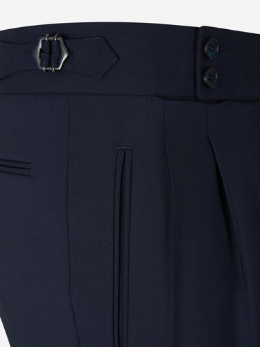Scabal Hombre Barcelona Traje Liso Lana color Azul Noche sku 311-000359 02 - Foto 9