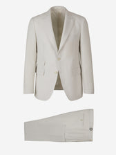 Scabal Hombre Barcelona Traje Liso Lino color Marfil sku 311-000362 01 - Foto 1