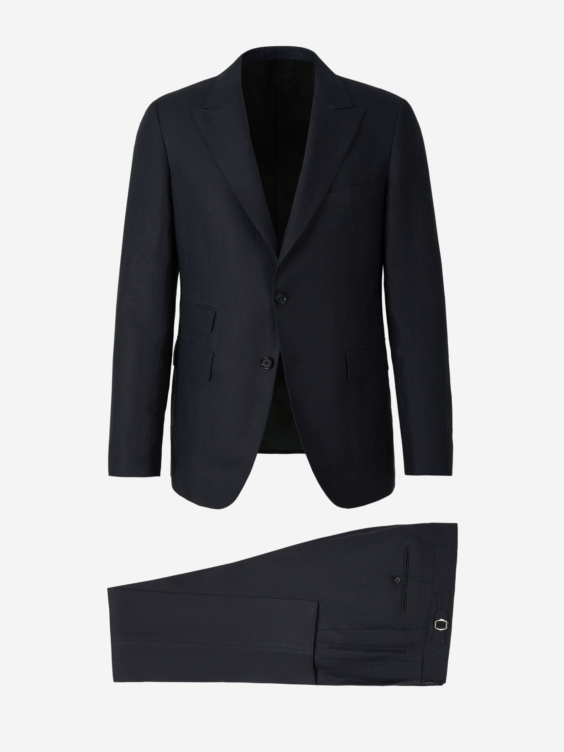 Scabal Hombre Barcelona Traje Liso Lino color Azul Marino sku 311-000363 01 - Foto 1