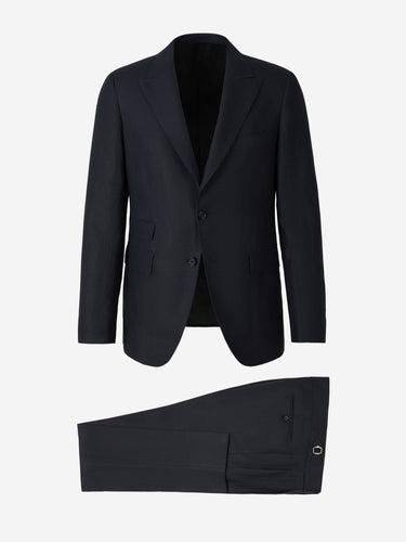 Scabal Hombre Barcelona Traje Liso Lino color Azul Marino sku 311-000363 01 - Foto 1