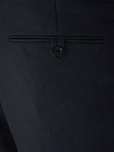 Scabal Hombre Barcelona Traje Liso Lino color Azul Marino sku 311-000363 01 - Foto 10