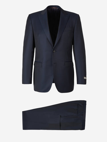 Canali Hombre Barcelona Traje 3 Piezas Lana color Azul Noche sku 311-000366 01 - Foto 1