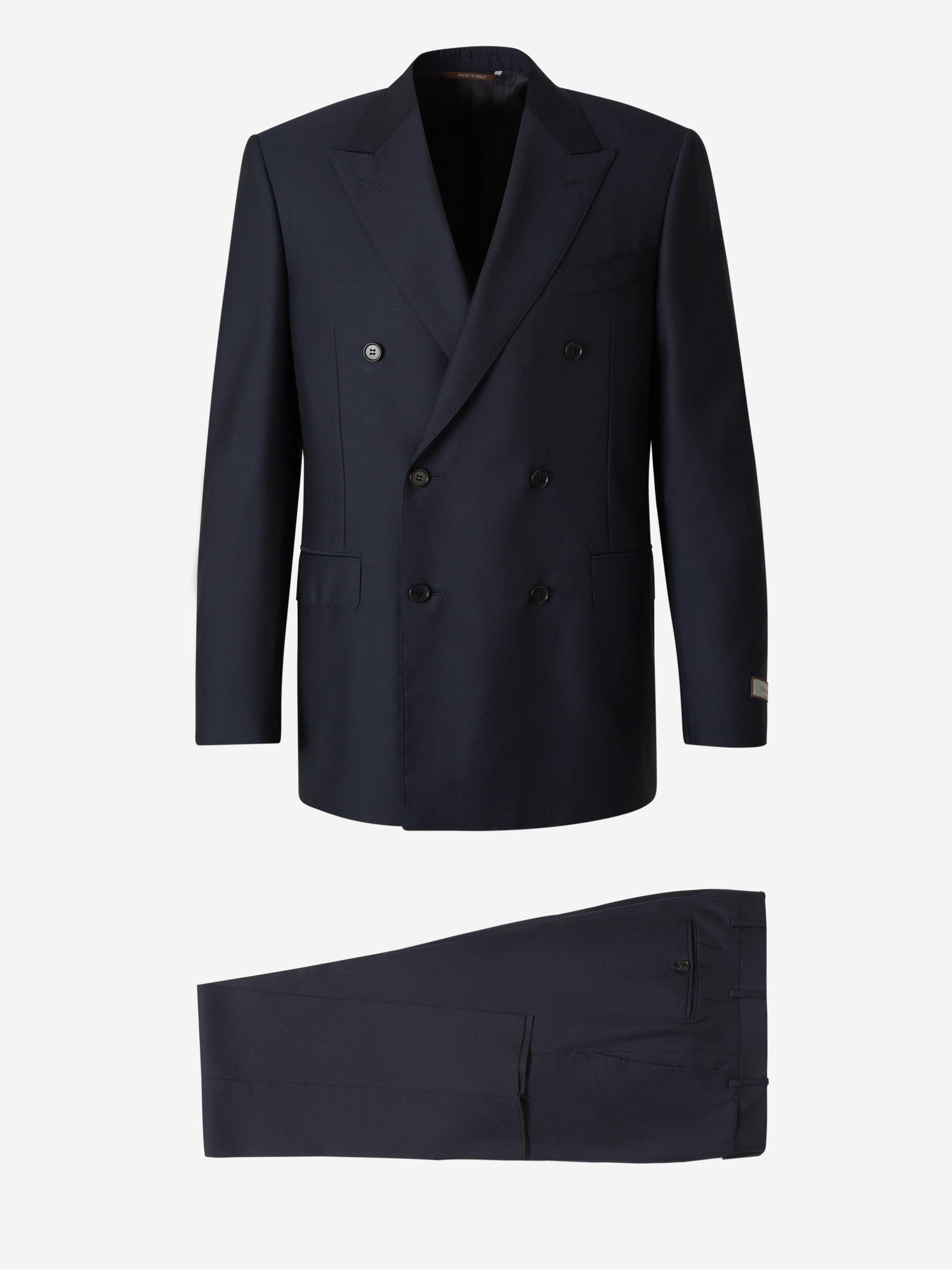 Canali Hombre Barcelona Traje Liso Lana color Azul Noche sku 311-000368 01 - Foto 1